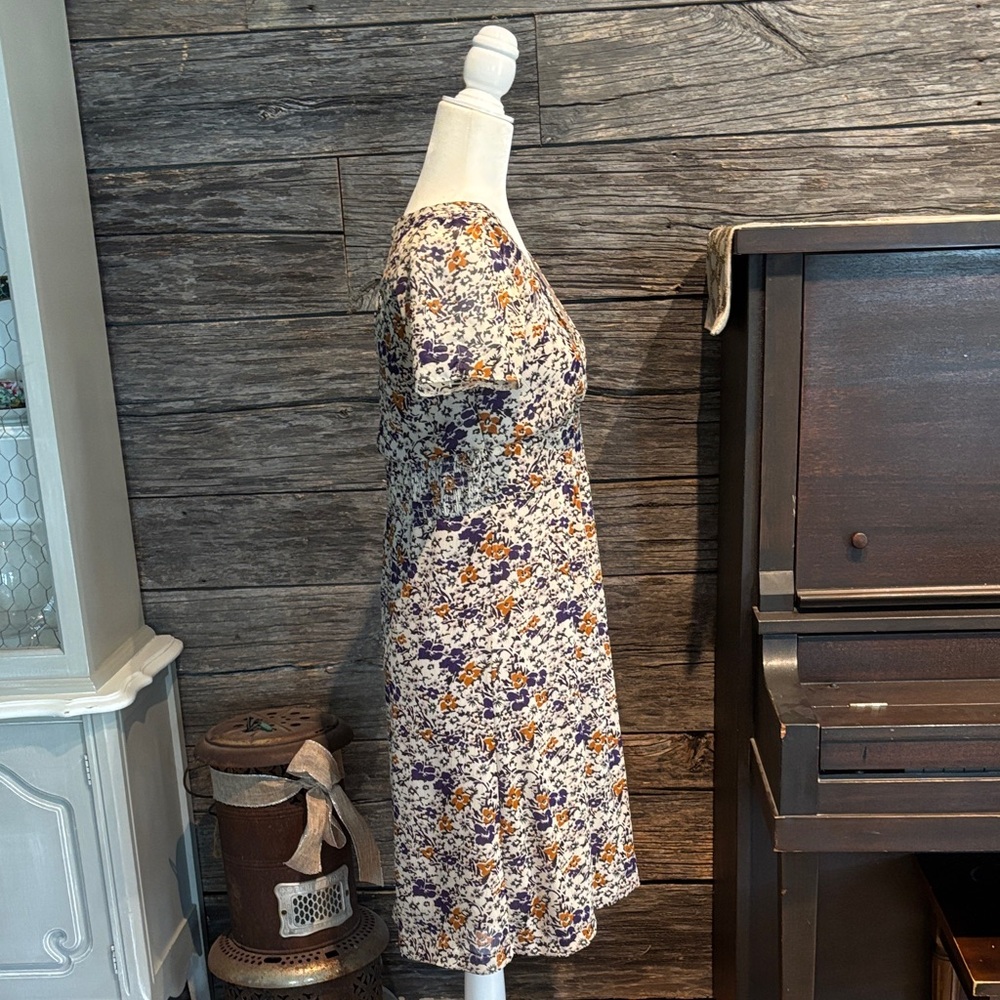 H&M Floral V-Neck Midi Dress - Multicolor - Picture 10 of 11
